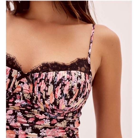 For Love & Lemons Gardenia Mini Dress XS NWT - Picture 3 of 9